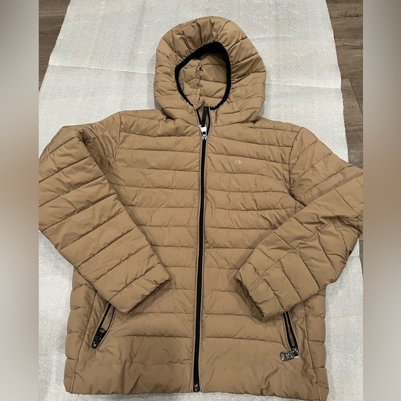 [M]Calvin Klein Lightweight Water Resistant Packable 7C Warmth Puffer Jacket - Picture 1 of 8